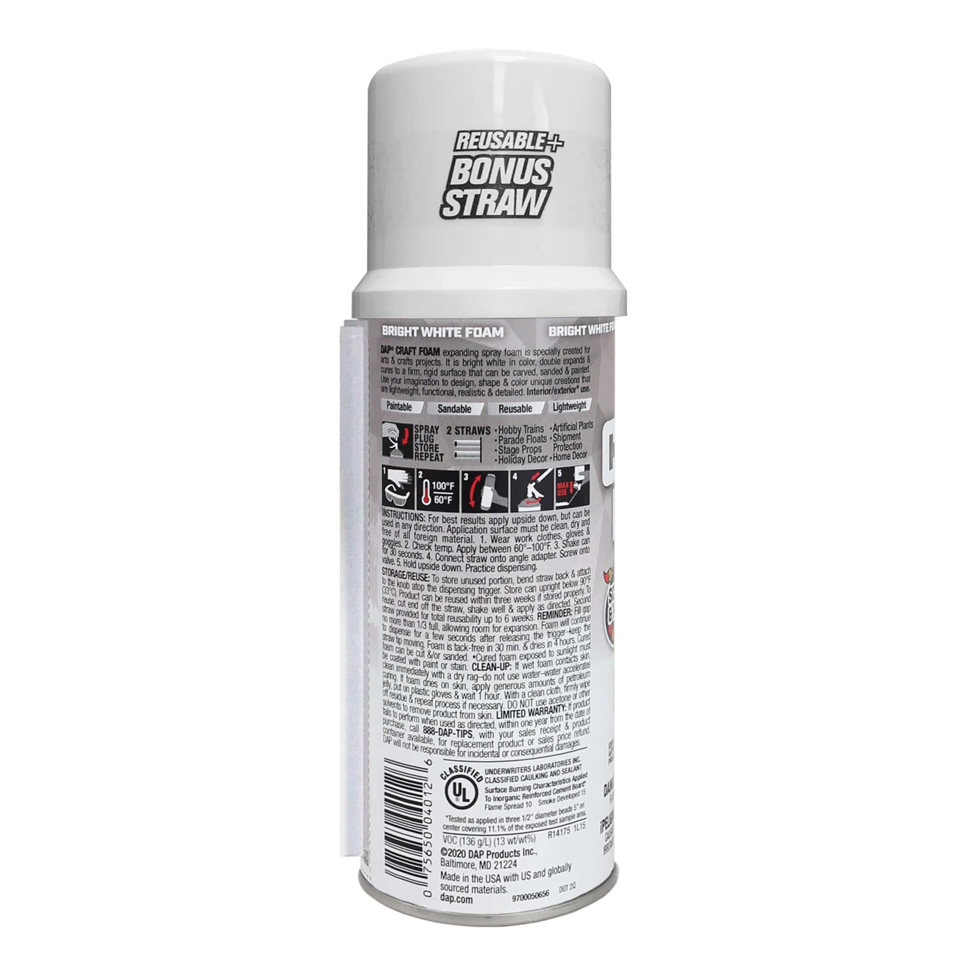 DAP® Bright White Craft Foam Spray